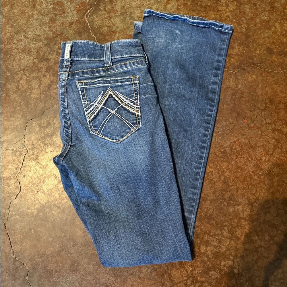 Stylish Blue Women's Jeans Boot Cut Ariat size28XL